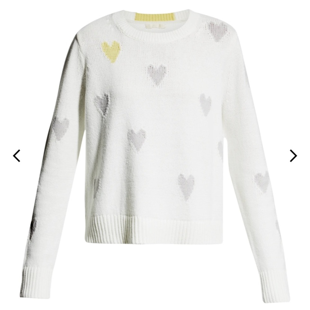 Lisa Todd Love Wins Heart Intarsia Sweater NWT